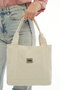 Zoozie Bags Bolso Tote de Lona Color Crema